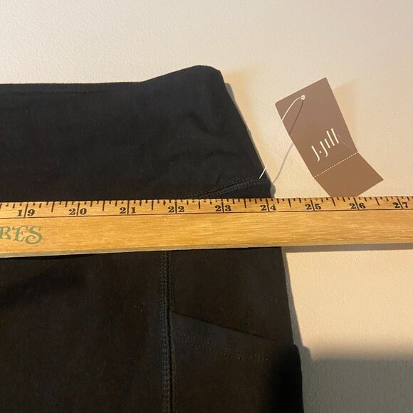 J Jill Fit Women 4X Performance Boot Cut Pants Pull On Solid Black Stretch NEW - Picture 7 of 10